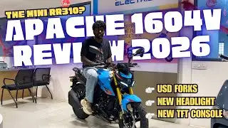 2026 TVS Apache RTR 160 4V: Now with USD FORKS! 🔥 Full Review🚀