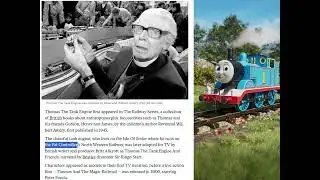 2026 UK News Article for Thomas Show Plans (Part)