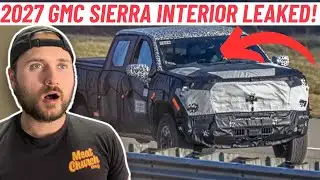 2027 GMC Sierra 1500 Interior Pictures Leaked!