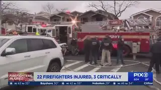 22 FDNY firefighters injured in fire on Staten Island