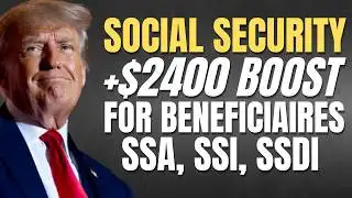 $2400 BOOST FOR SOCIAL SECURITY, SSI, SSDI | FINALLY PASSED IN 2026?