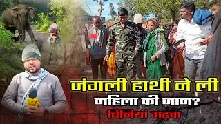 अभी-अभी हाथियों ने अभी तक 25...ग्रामीण Garhwa Breaking News @AwazMediaNetwork 