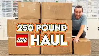 250 POUND LEGO HAUL! Mega Unboxing! (113 KG | 250 LBS)