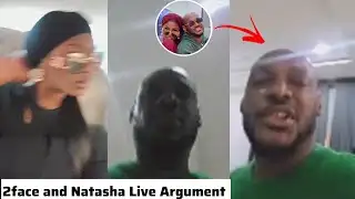 2face 2baba and Natasha started Fight on Instagram Live  & 2face is not using his clear Eyes 