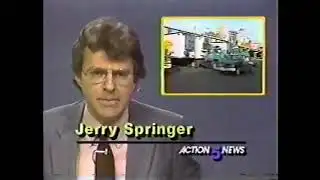 3/26/1984 Jerry Springer first WLWT newscast clips