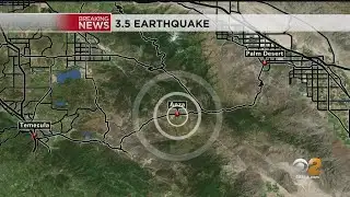 3.5-Magnitude Earthquake Strikes In Riverside County