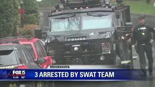 3 arrested by SWAT team