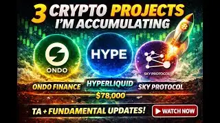 3 Crypto Projects I’m Buying Before The Next Move 🚀 (Ondo, HYPE, SKY)