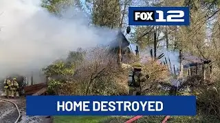 3 displaced after fire destroys home in Washington County