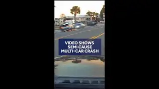 3 injured after multi-car crash with semi in Orange County