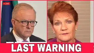 3 MINS AGO! Albanese PANICS as Pauline Hanson sends him WARNINGS as Polls continue to Surge