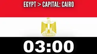 🇪🇬 3 Minute Timer with Egypt National Anthem | 3 دقائق مؤقت النشيد الوطني المصري ⏳🎵