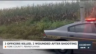 3 officers killed, 2 wounded after shooting