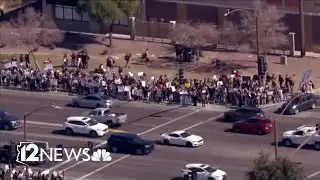 3 teens arrested as anti-ICE protests take place across the Valley