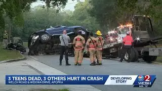 3 teens dead, 3 others injured in Apopka crash