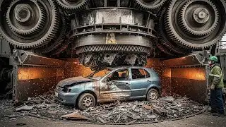 30 Most Insane Shredding & Crushing Machines That Obliterate Everything | Scrap Processing #10