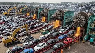 30 Most Insane Shredding & Crushing Machines That Obliterate Everything | Scrap Processing #13