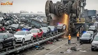 30 Most Insane Shredding & Crushing Machines That Obliterate Everything |  Scrap Processing #15