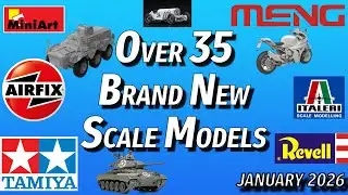 35 NEW Scale Model Kits Just Dropped | January 2026 Releases!