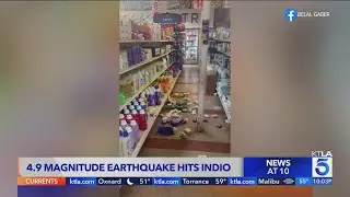 4.9 magnitude quake hits Indio