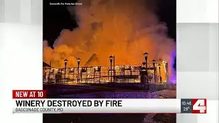 4-alarm fire prompts multi-agency response at Gasconade County winery