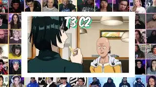 (40 + Reactors) One Punch Man Season 3 Episode 2 Mega Reactions Mashups
