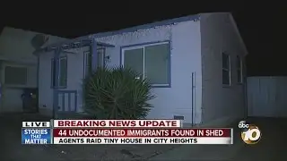 44 undocumented immigrants found in shed