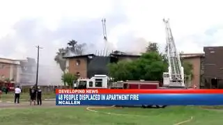 48 people displaced in apartment fire