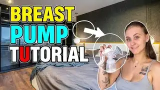 [4K] Breastfeeding with Angel || Tips & Pumping Tutorial || Pump With Me || Pump Training