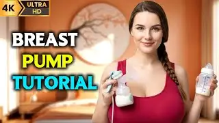 [4K] Breastfeeding with Angel || Tips & Pumping Tutorial || Pump With Me || Pump Training