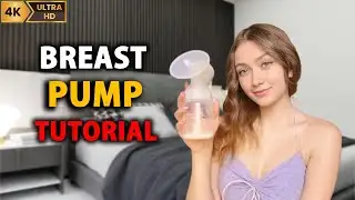 [4K] Breastfeeding with Angel || Tips & Pumping Tutorial || Pump With Me || Pump Training