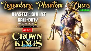 🔴4k CODM LIVE  - Legendary Phantom - Osiris is Back 😍🤗 | Call of Duty Mobile | Codm Vertical  Live