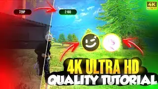 4K HDR Quality Editing Tutorial In Capcut 🔥😎 ||  How To Increase Free Fire Video Quality,