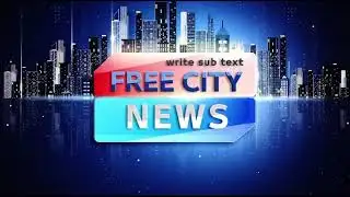 [4K Quality] Free City News Intro