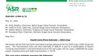 4th Cane Price Estimate Sweeter than Sugar