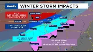 4Warn Alert: Major Winter Storm Wednesday-Thursday
