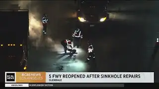5 Freeway in Glendale reopens after sinkhole repairs