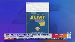 5 Freeway to close for event at Camp Pendleton on Saturday: What to know 