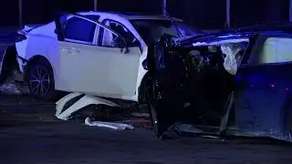 5 injured in wrong-way crash on Route 1 in Peabody, Massachusetts