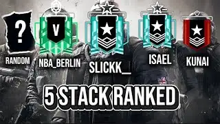 5 Stack Ranked PC- (Rainbow Six Siege X)