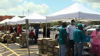 500 backpacks given away at back-to-school jamboree