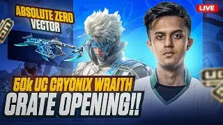 50000 UC CRYONIX SET + VECTOR OPENING | SIMP is Live🍊 | BGMI !