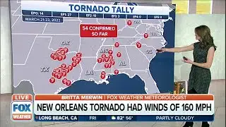 54 Tornadoes Confirmed From Multiday Severe Weather Outbreak