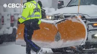 54-year-old woman dies after being struck by snowplow