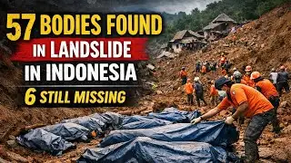57 bodies found in landslide in Indonesia, 6 missing