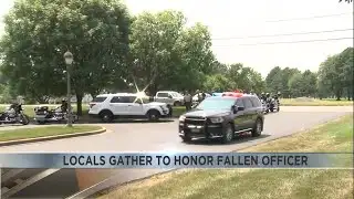 5pm Honoring Fallen Officer Pierce