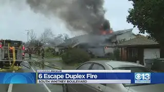 6 Escape Duplex Fire On South Whitney Blvd