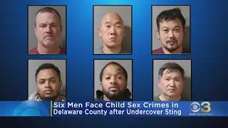 6 men face child sex crimes in Delaware County