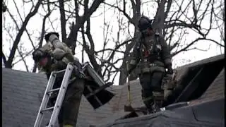 6 people escape after house catches fire