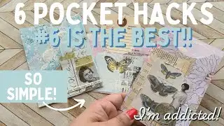 6 Pocket Tricks That Will Change How You Junk Journal #diyephemera